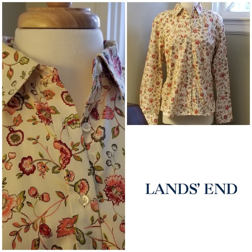 Lands' End career blouse